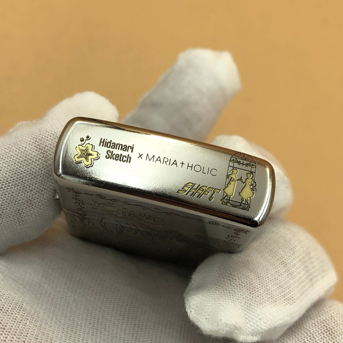Zippo 207 Street Chrome – Hidamari Sketch x Maria Holic Engraved