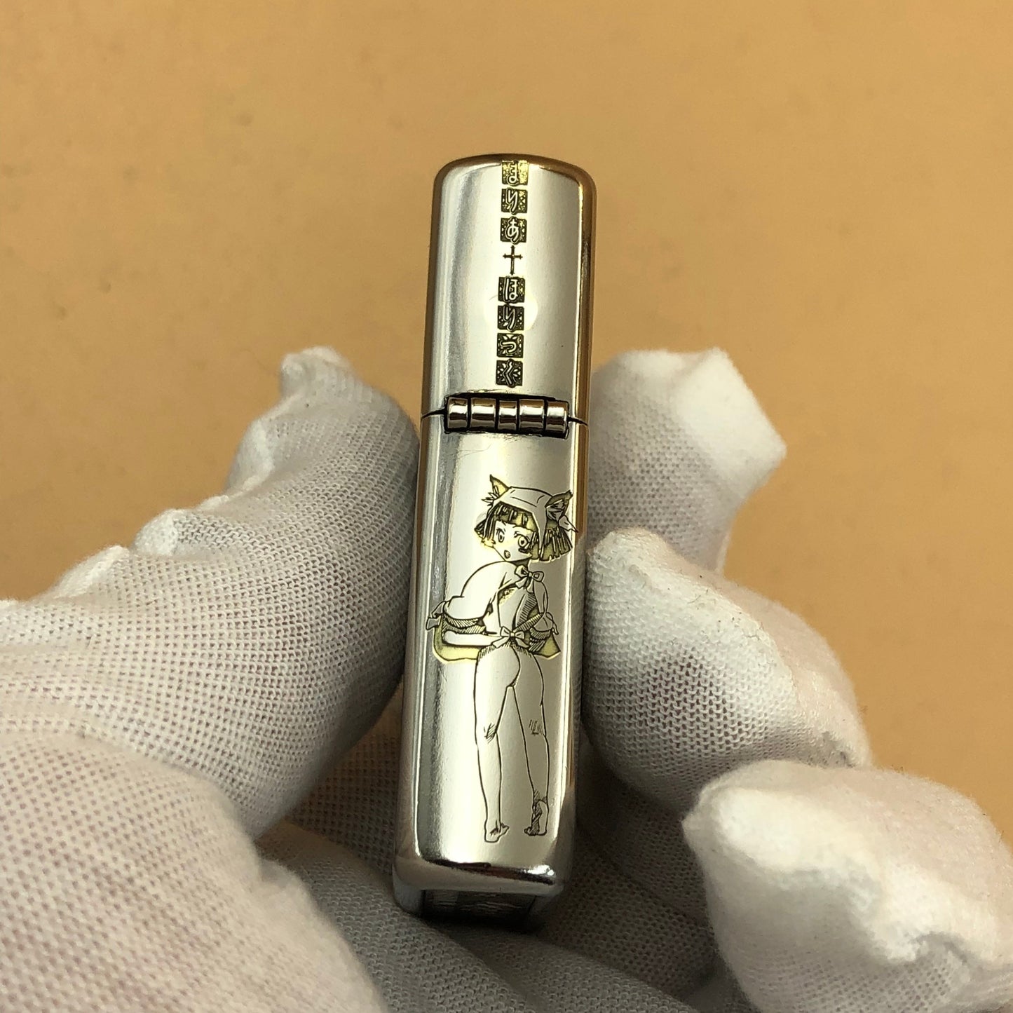 Zippo 207 Street Chrome – Hidamari Sketch x Maria Holic Engraved