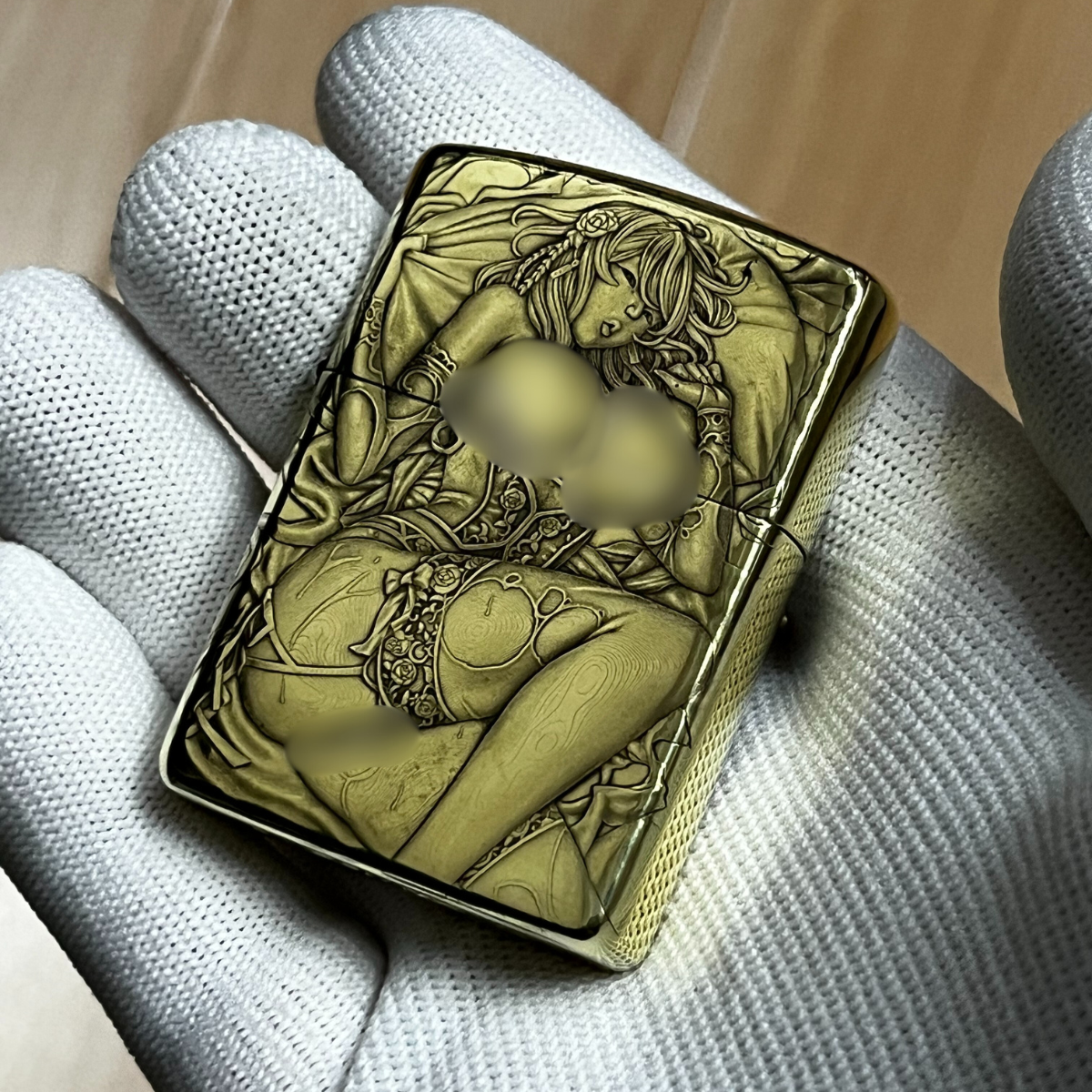 Zippo Armor Brass 168 with 3D Artistic Relief Engraving - Gem 5