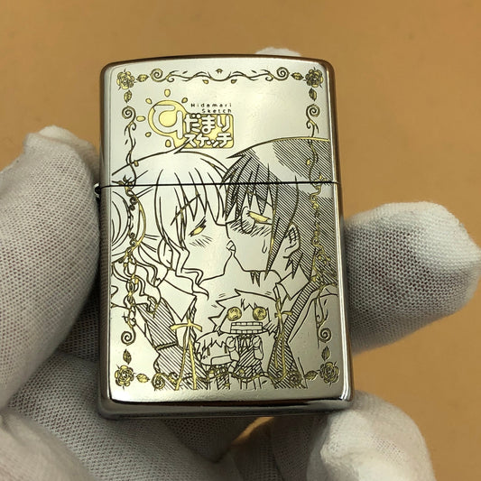 Zippo 207 Street Chrome – Hidamari Sketch x Maria Holic Engraved
