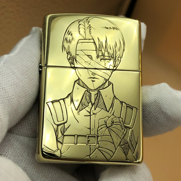 Limited Edition Brass Zippo® – Deep Engraving (Levi & Erwin Inspired)