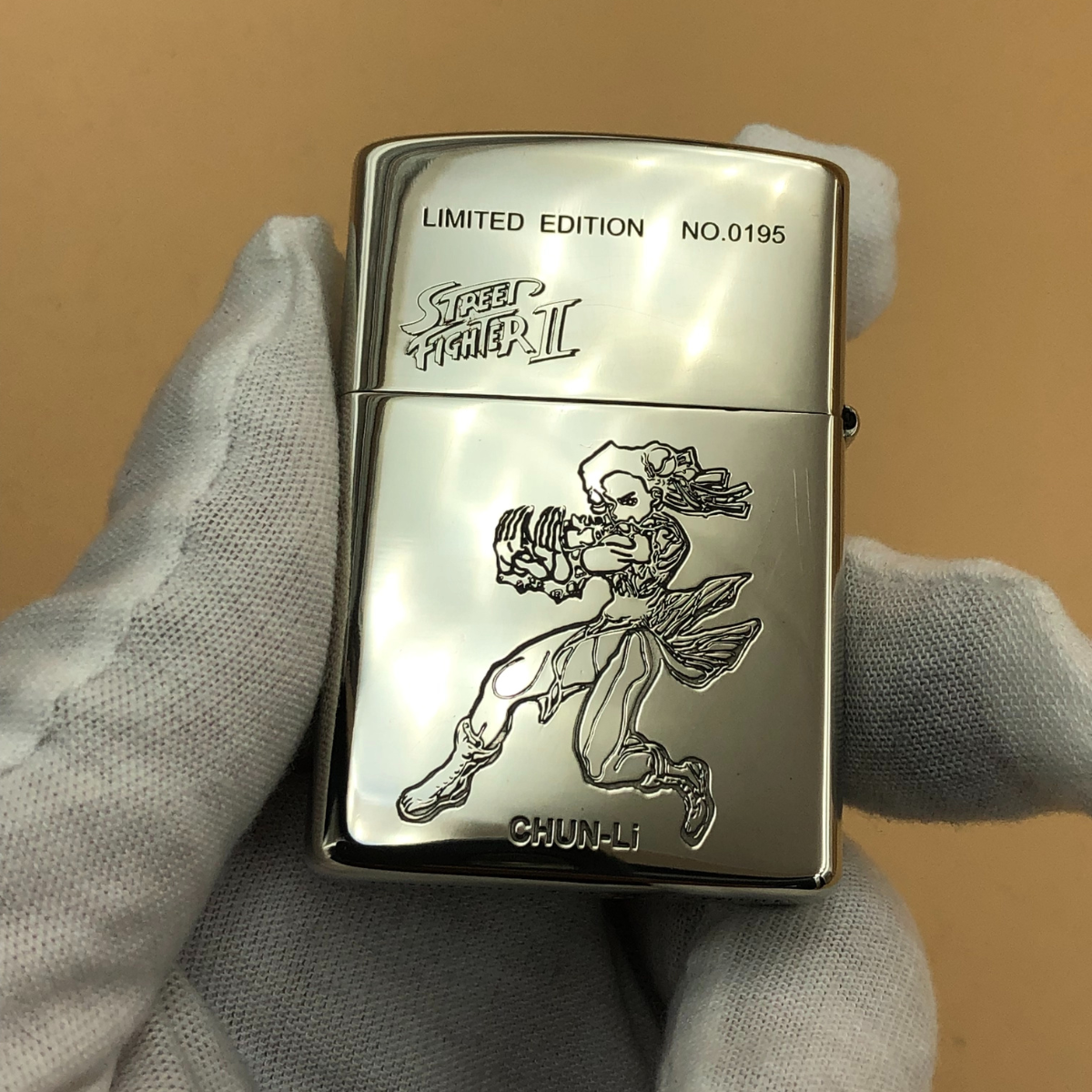 Chun-Li Deep Engraved Metal Lighter – Street Fighter II Design | Zorro Cupronickel Windproof Lighter