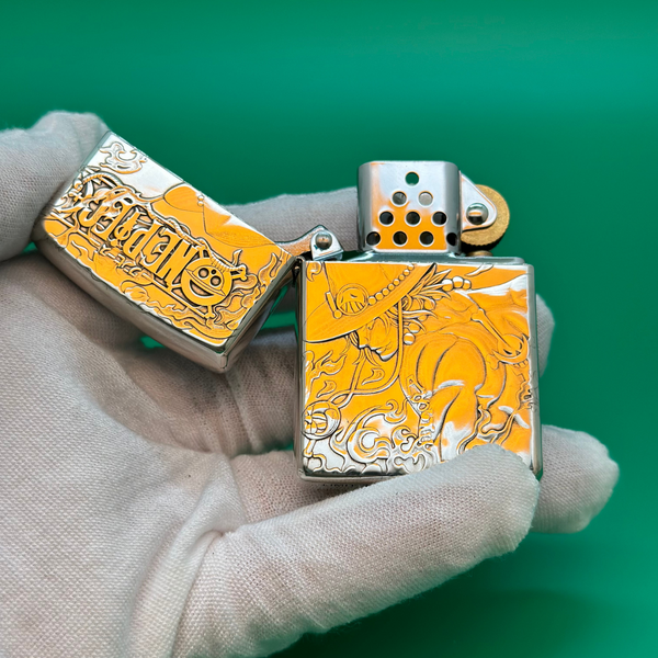 O.n.e P.i.e.c.e 3D Engraved Metal Lighter - Po.rtgas D. A.ce Collectible Gift