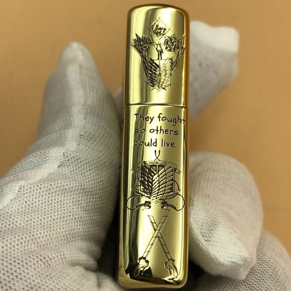 Limited Edition Brass Zippo® – Deep Engraving (Levi & Erwin Inspired)