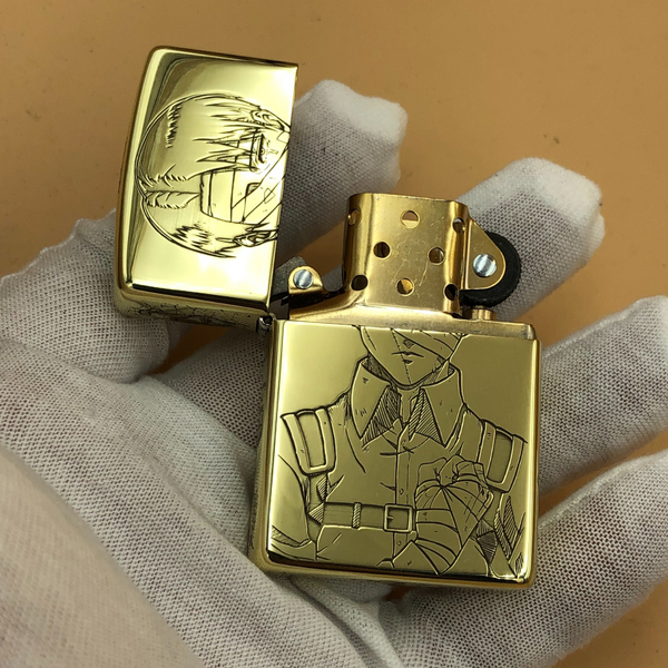 Limited Edition Brass Zippo® – Deep Engraving (Levi & Erwin Inspired)