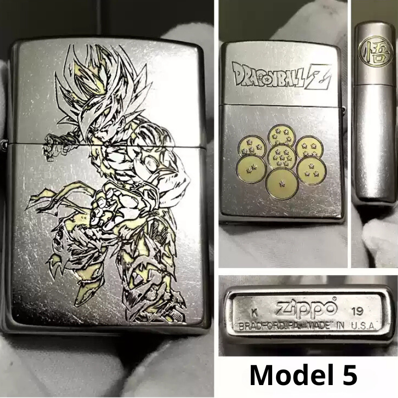 Dragon Ball Z Zippo Lighters - Double-Sided Concave Engraved Collection