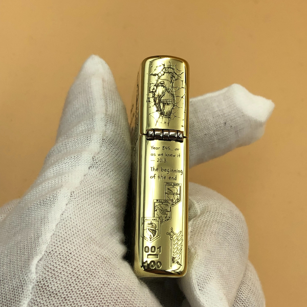 Limited Edition Brass Zippo® – Deep Engraving (Levi & Erwin Inspired)