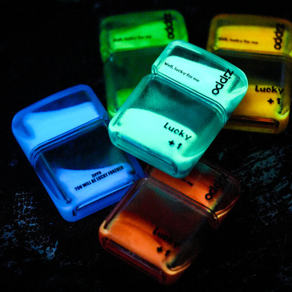 Zippo Windproof Lighter - Custom Luminous Quicksand Acrylic Shell