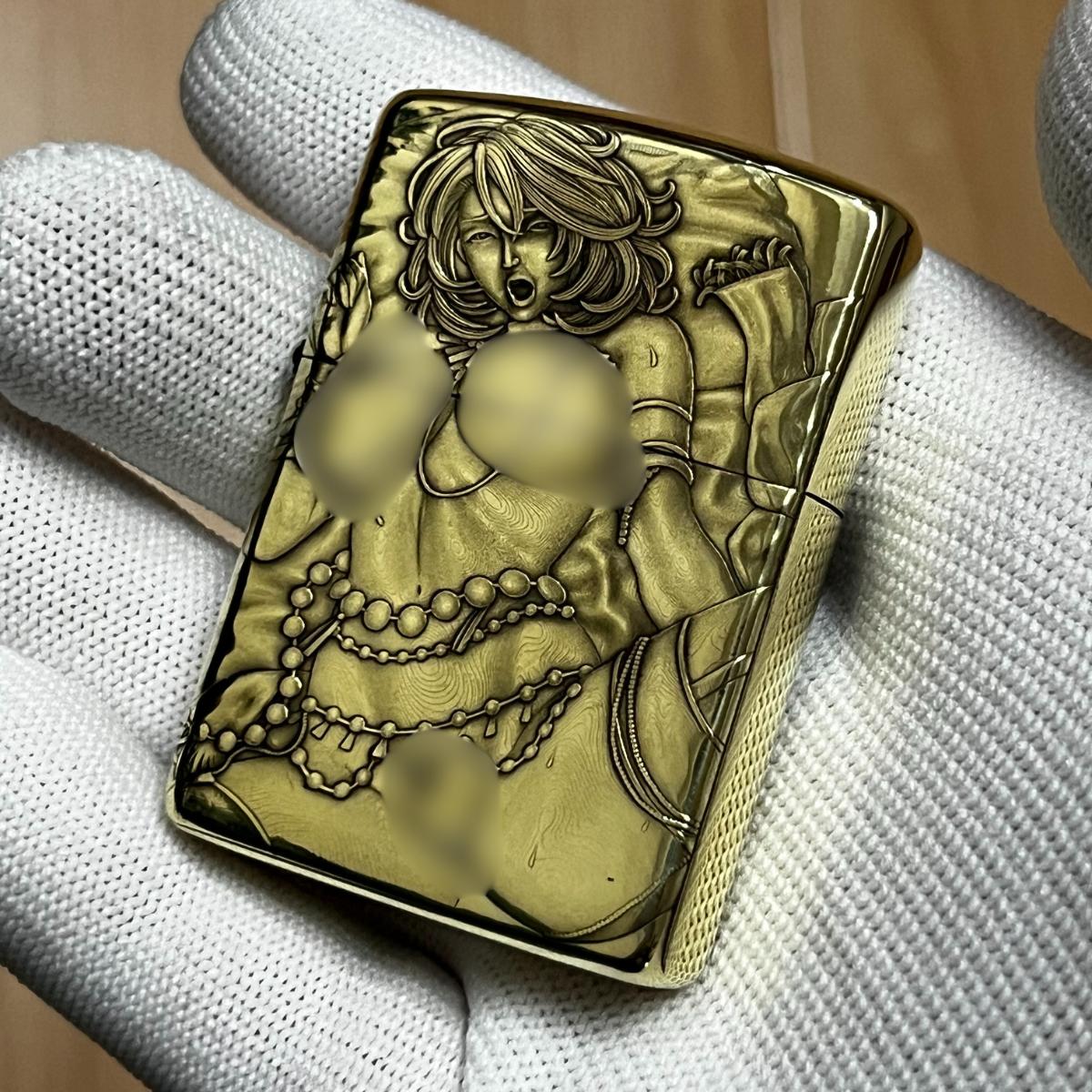 Zippo Armor Brass 168 with 3D Artistic Relief Engraving - Gem 4