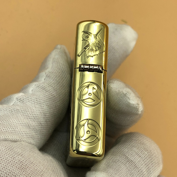 Zippo High Polish Brass Uchiha Legacy Madara Uchiha Unique Gift For Men