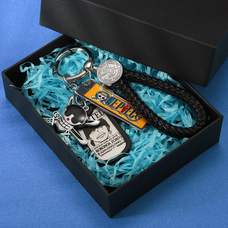 Premium Quality One Piece Keychain Set – 4 Random Pieces