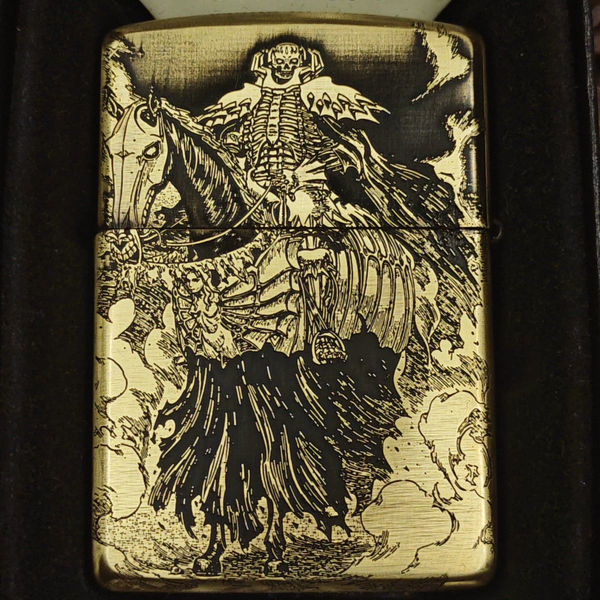Berserk Zippo Armor – Deep Engraved Brass Lighter