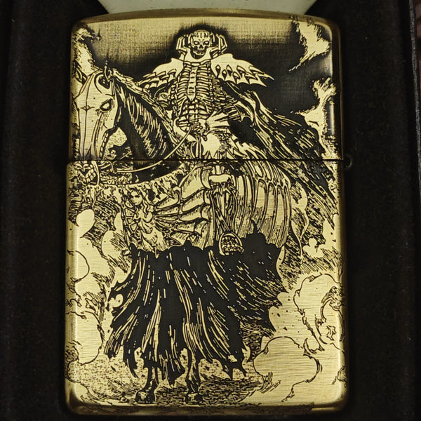 Berserk Zippo Armor – Deep Engraved Brass Lighter