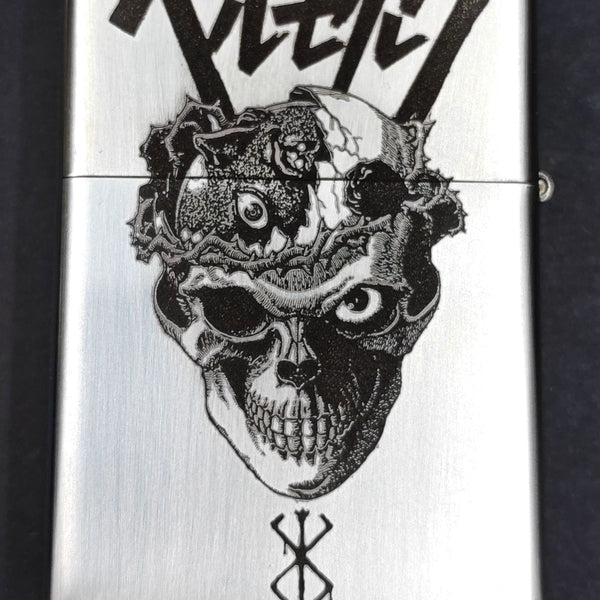 Berserk Zorro White Copper Armor Lighter – Deep Carved (2 Finishes)