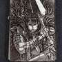 Berserk Zorro White Copper Armor Lighter – Deep Carved (2 Finishes)