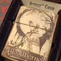 Bloodborne Zippo Armor Case – Deep Engraved Brass Lighter (Gehrman & The Doll Edition)