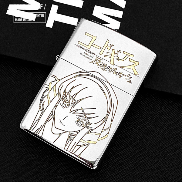 Code Geass CC Engraved Anime Zippo Lighter Limited Edition