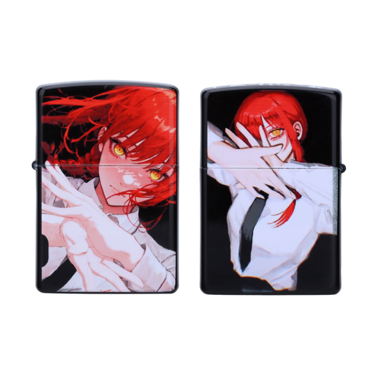 Briquet Zippo peint en 3D Chainsaw Man – Collection Anime personnalisée