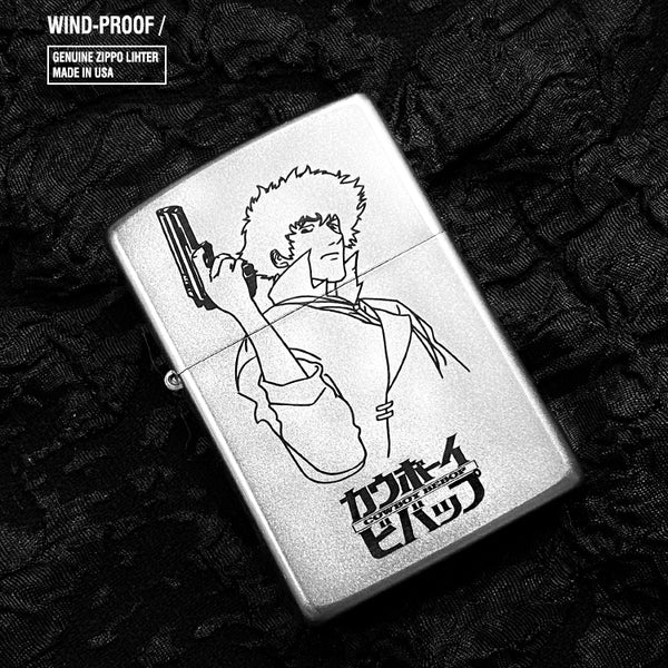 Cowboy Bebop Zippo Lighter - Pure Copper Laser Engraved Collectible