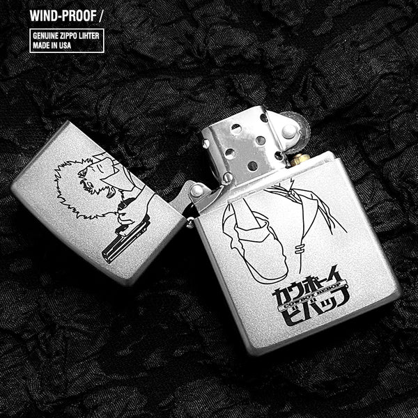 Cowboy Bebop Zippo Lighter - Pure Copper Laser Engraved Collectible