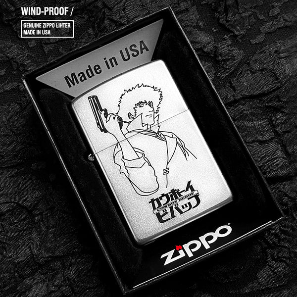 Cowboy Bebop Zippo Lighter - Pure Copper Laser Engraved Collectible