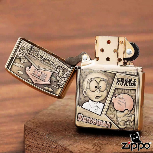 Briquet Zippo Doraemon 3D Relief Stand By Me