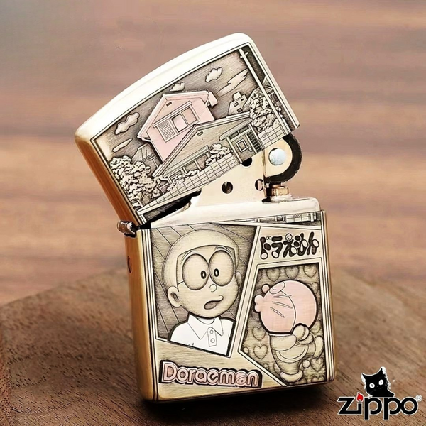 Briquet Zippo Doraemon 3D Relief Stand By Me