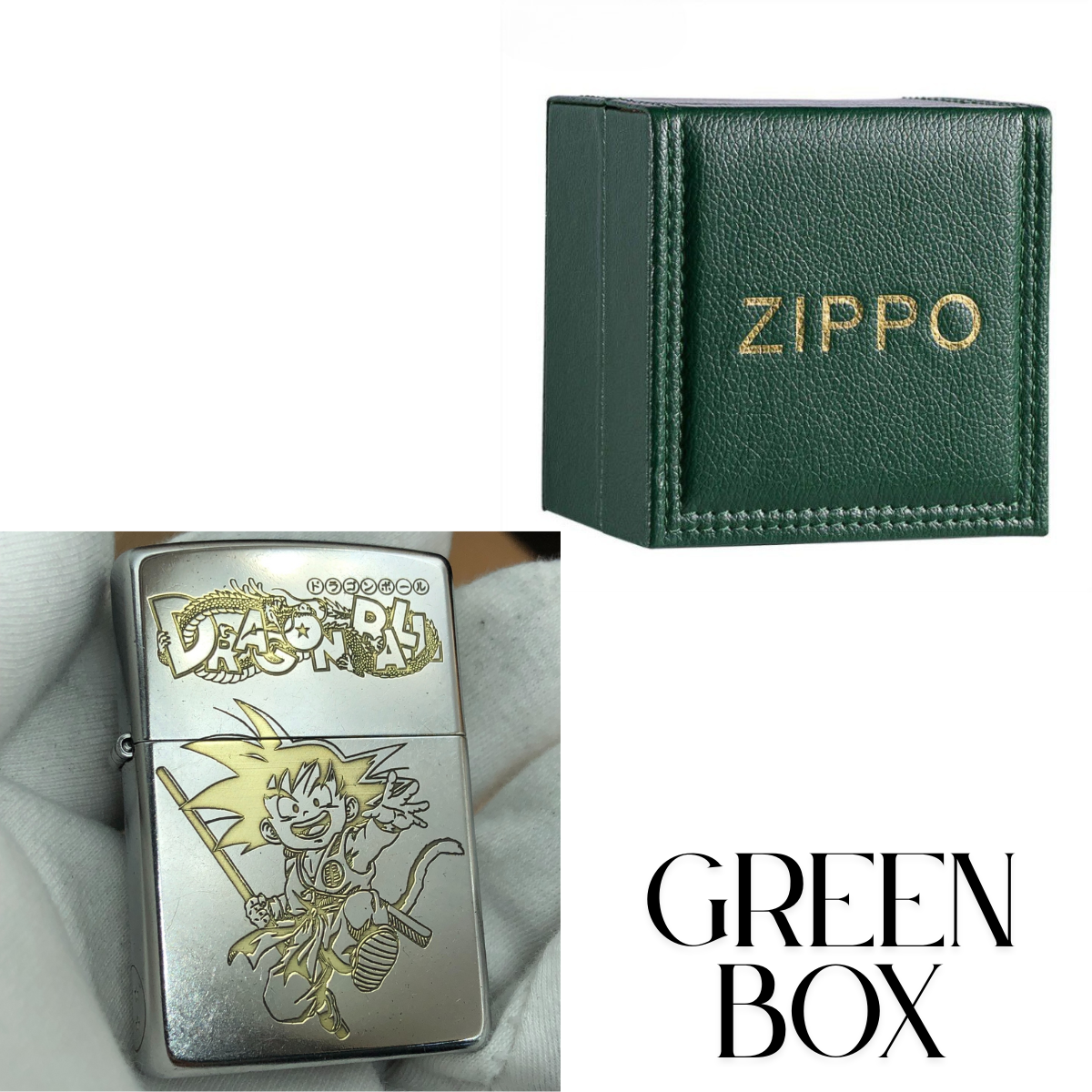 D.r.a.g.o.n B.a.l.l Zippo Lighter Silver Matte – Deep Engraved Kid G.o.k.u Design