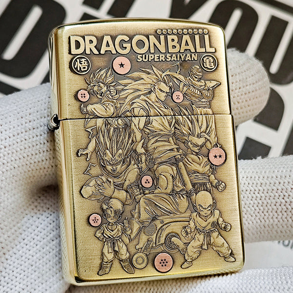 Dragon Ball 3D Relief Zippo Lighter - Collectible Anime Design for Fans