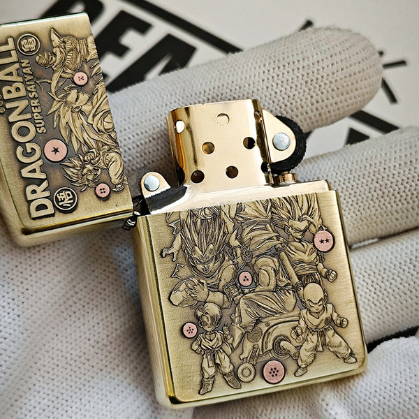 Dragon Ball 3D Relief Zippo Lighter - Collectible Anime Design for Fans