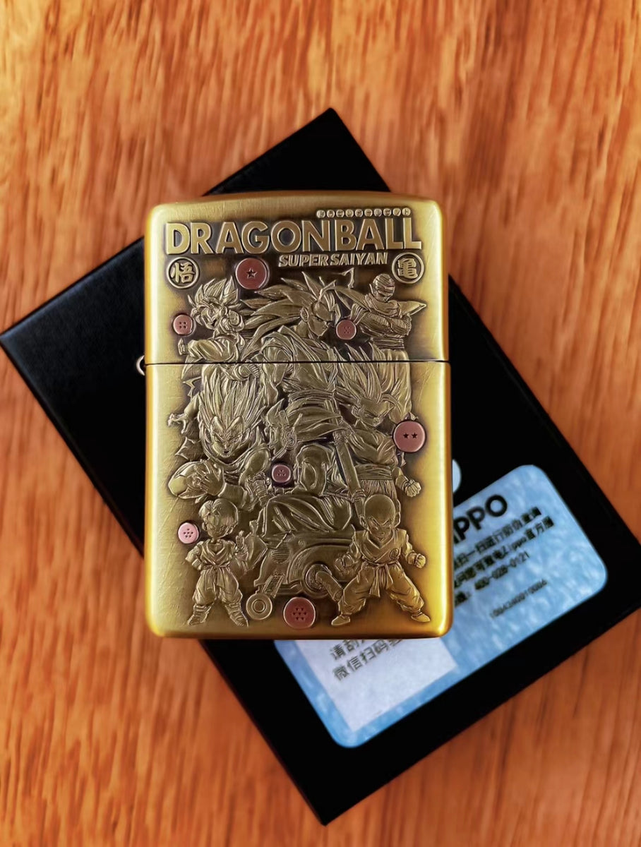 Dragon Ball 3D Relief Zippo Lighter - Collectible Anime Design for Fans