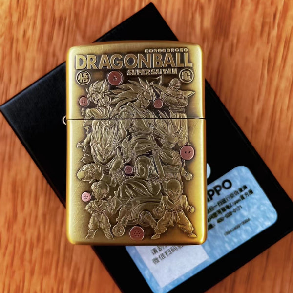 Dragon Ball 3D Relief Zippo Lighter - Collectible Anime Design for Fans