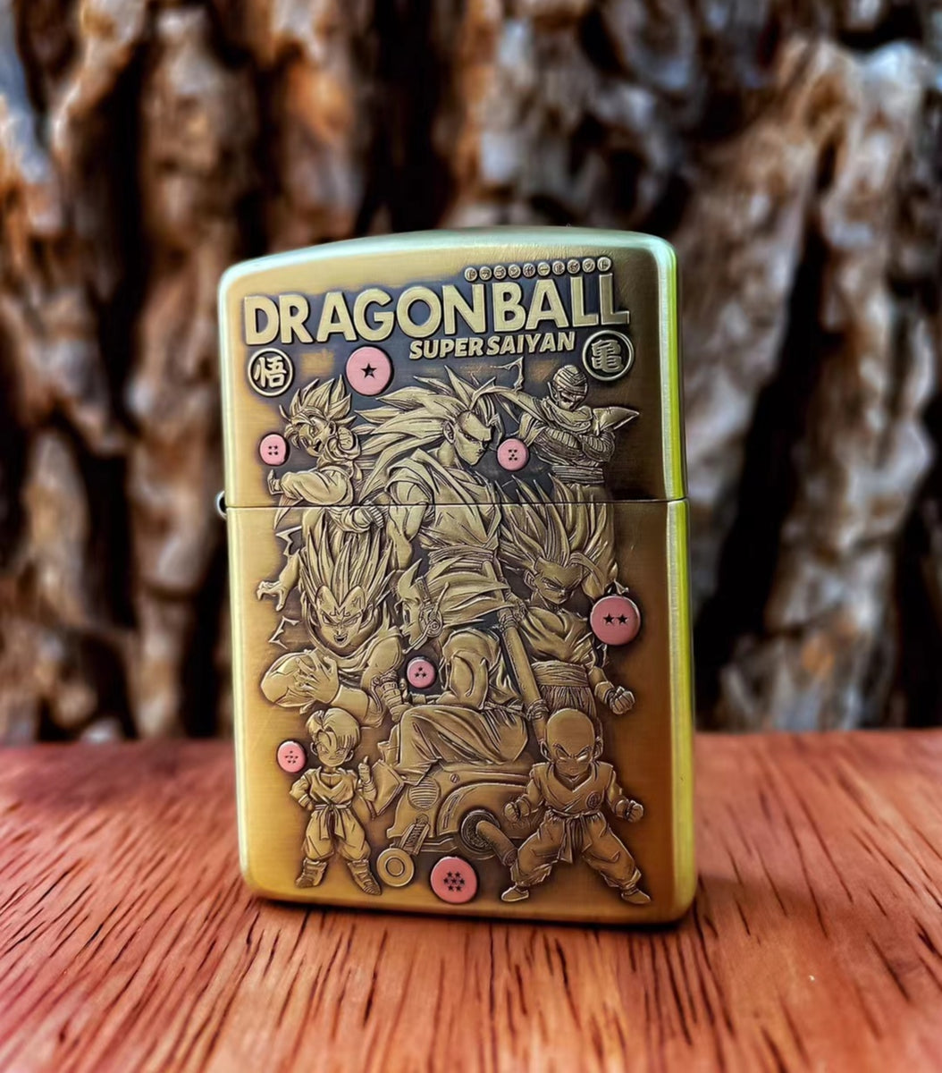 Dragon Ball 3D Relief Zippo Lighter - Collectible Anime Design for Fans