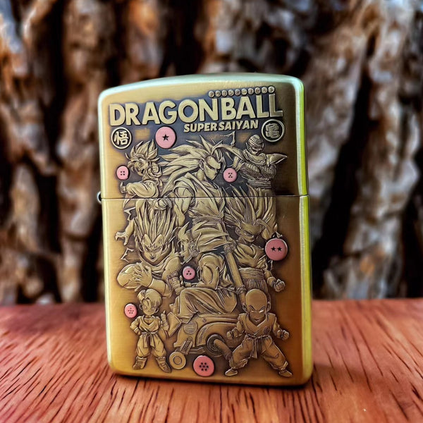 Dragon Ball 3D Relief Zippo Lighter - Collectible Anime Design for Fans