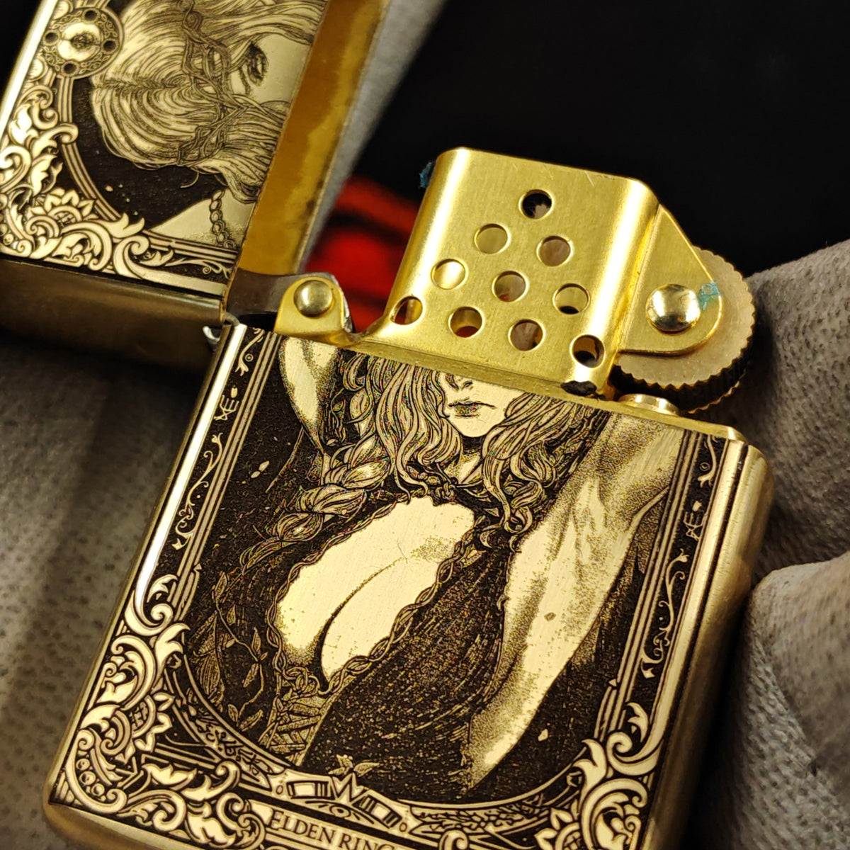 Elden Ring Zorro Brass Lighter – Deep Engraved