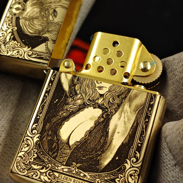 Elden Ring Zorro Brass Lighter – Deep Engraved