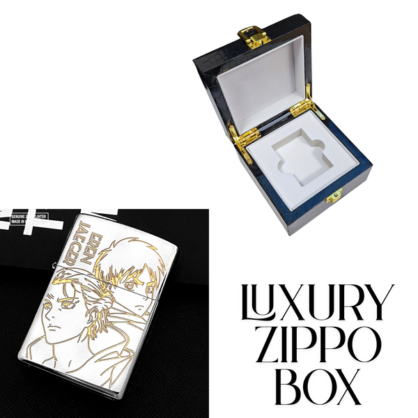 Briquet Zippo Eren Yeager L'Attaque des Titans - Ailes de la Liberté gravées
