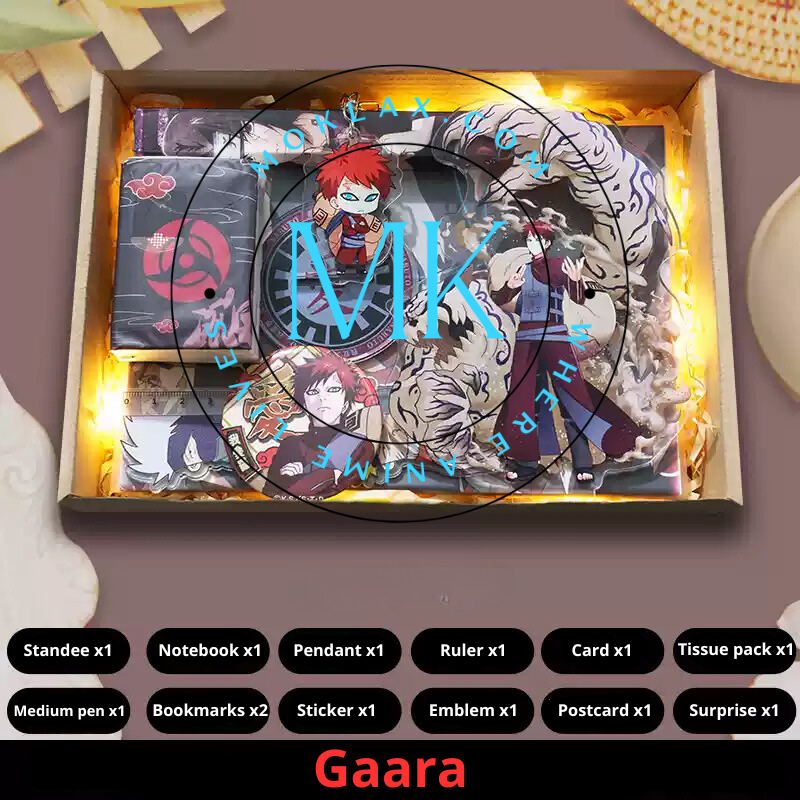  Gaara gift box with Naruto-themed collectibles