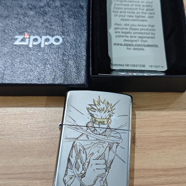 Anime Engraved Metal Lighter – Gojo Satoru | Unique Collectible Gift