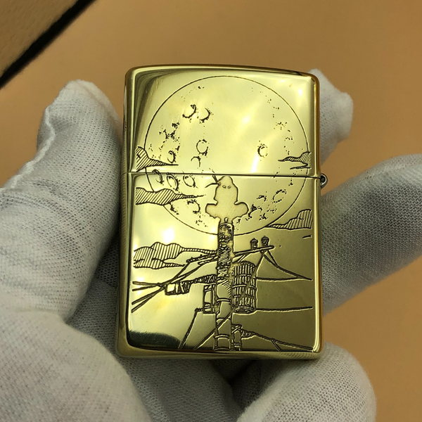 Itachi Uchiha Custom Engraved Lighter – Model 254B Copper | Deep Engraving |Armor and Standard Versions