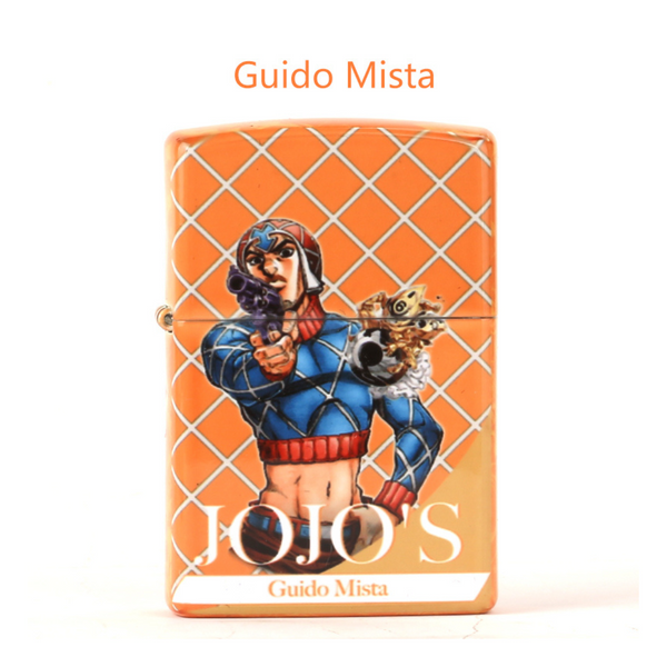 Briquet Zippo peint en 3D JoJo's Bizarre Adventure – Collection Anime personnalisée