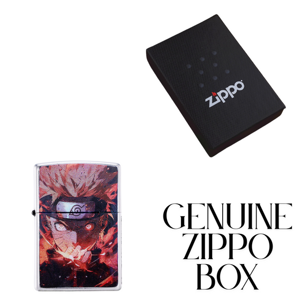 Briquet Zippo Anime - Na.ru.to 3D Flip Design | Couverture lenticulaire Naruto