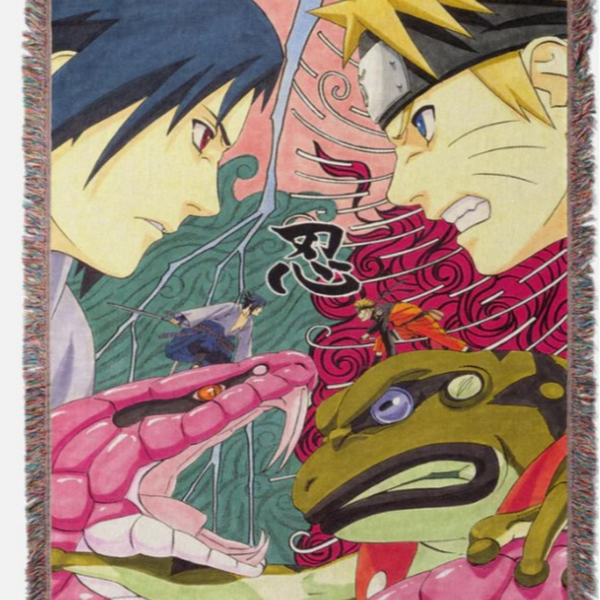 Couverture tissée Naruto – Housse de canapé ou de lit confortable