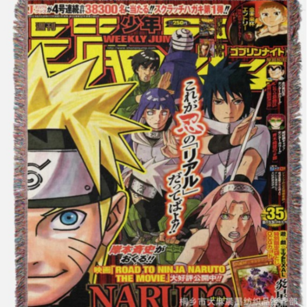 Couverture tissée Naruto – Housse de canapé ou de lit confortable