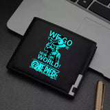 One Piece wallet with glowing design, featuring the 