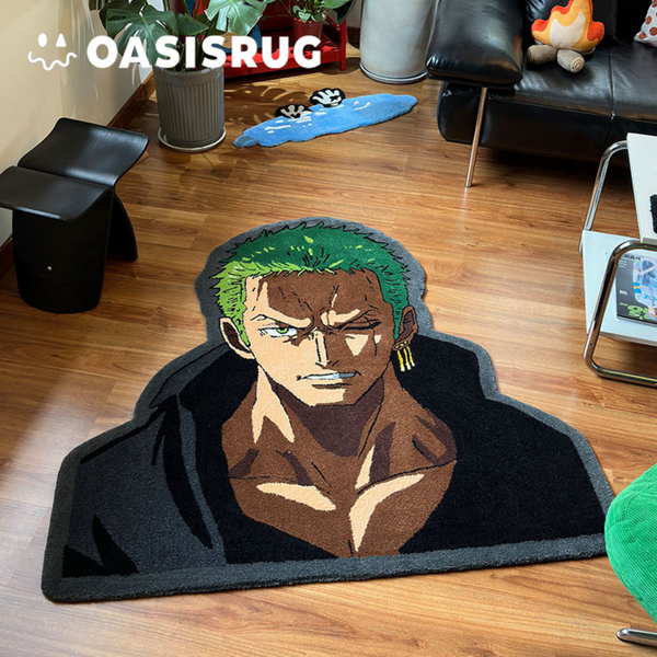Tapis One Piece Z.oro en prévente / sur commande – Tapis d'anime touffeté fait main pour les fans