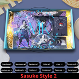 Sasuke Style 2 Naruto gift box with themed collectibles