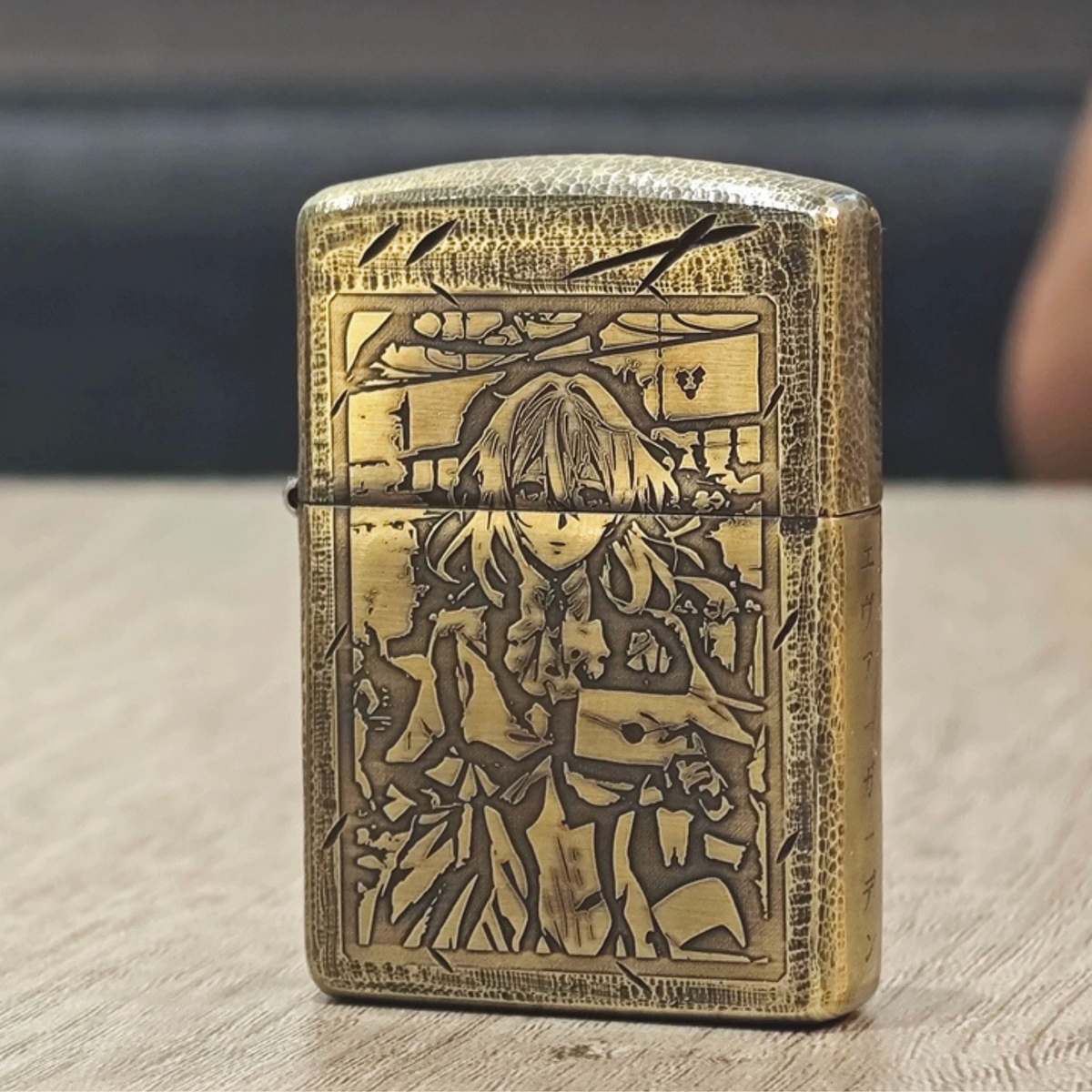 Violet Evergarden Zippo Lighter - Pure Copper Antique Laser Engraved