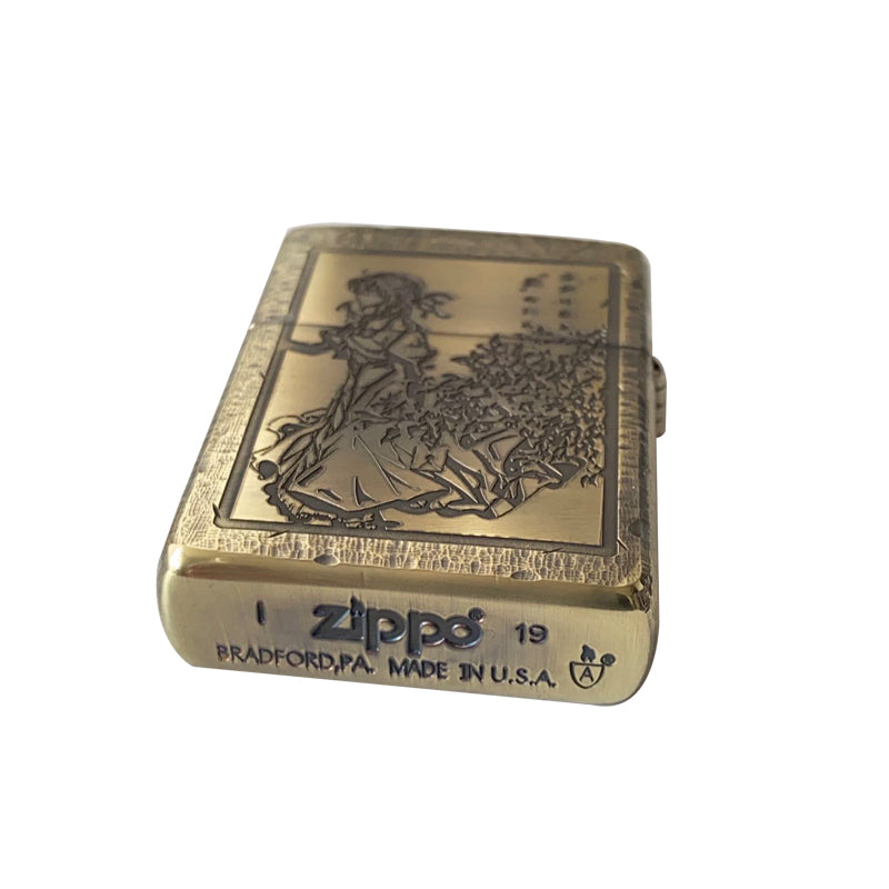 Violet Evergarden Zippo Lighter - Pure Copper Antique Laser Engraved