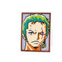 One Piece pixel art kit featuring Zoro, 3860 pieces, size 33x25cm.